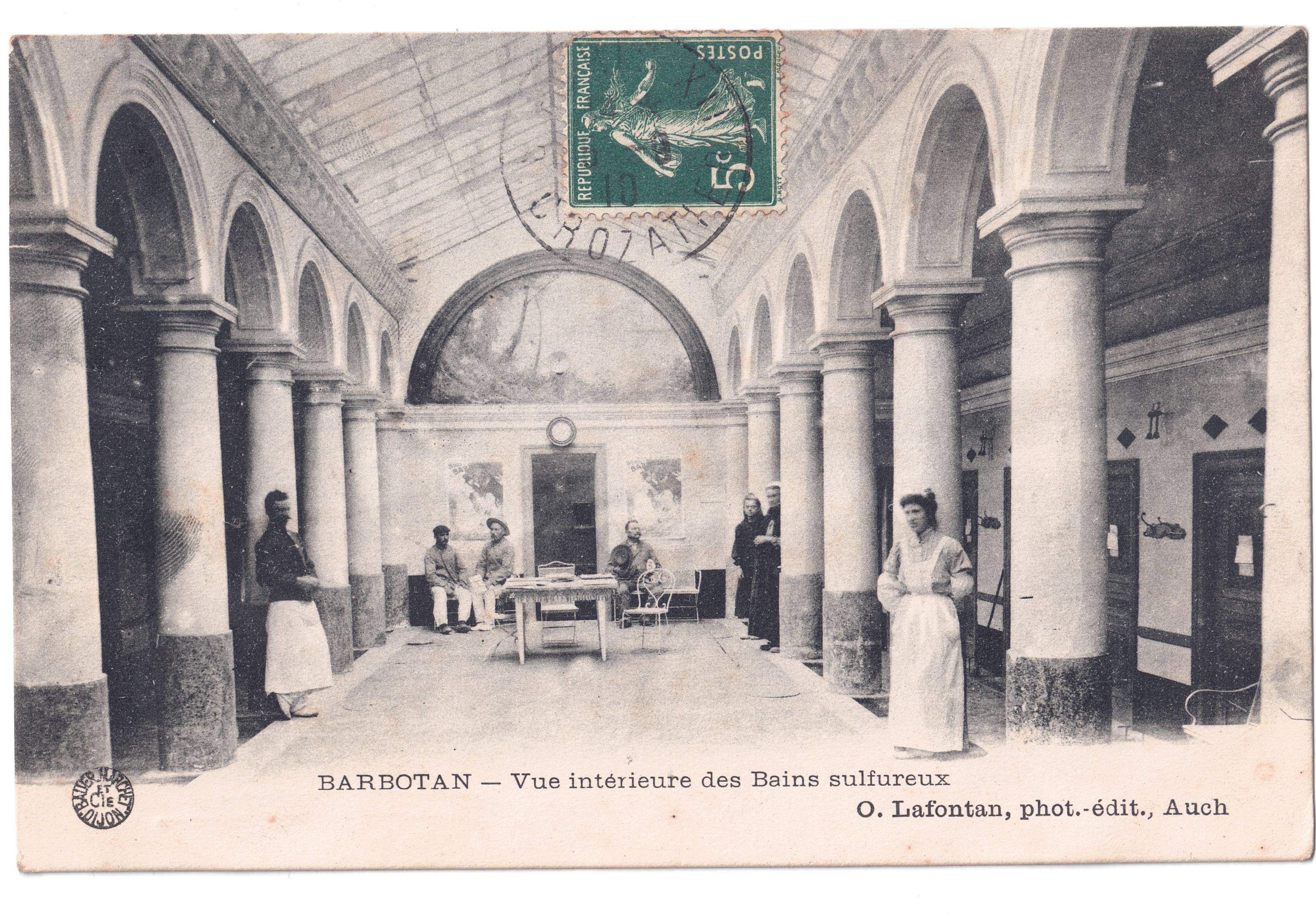 Les bains sulfureux