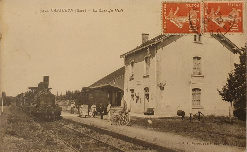 La gare de Cazaubon