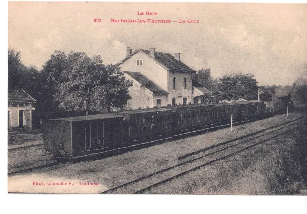 La gare de Barbotan-les-Thermes