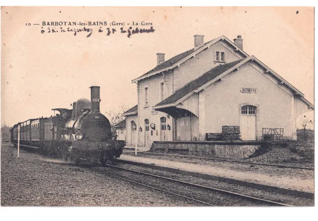 La gare de Barbotan-les-Thermes