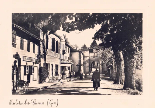 La rue principale de Barbotan