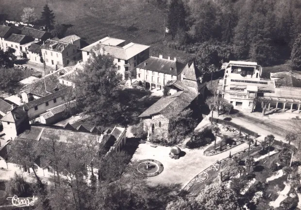 Vue aérienne de Barbotan