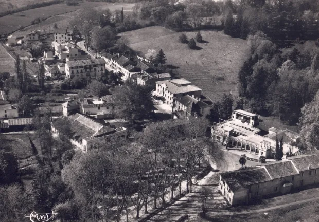 Vue aérienne de Barbotan