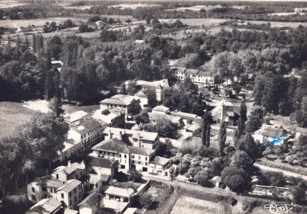 Vue aérienne de Barbotan