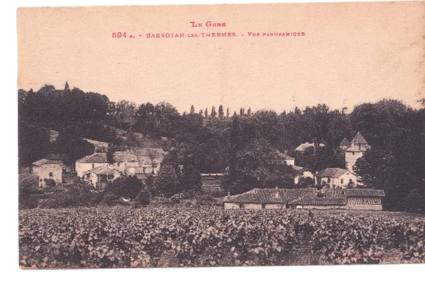 Vue panoramique de Barbotan