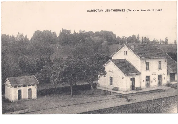 La gare de Barbotan-les-Thermes